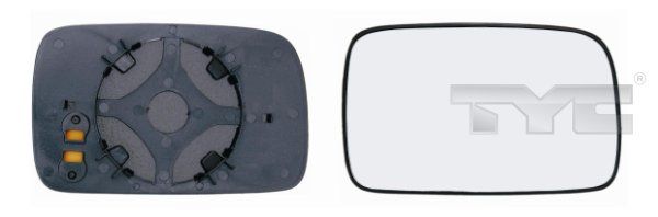 TYC 337-0041-1 Mirror Glass, exterior mirror