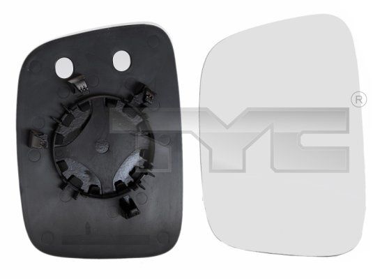 TYC 337-0146-1 Mirror Glass, exterior mirror