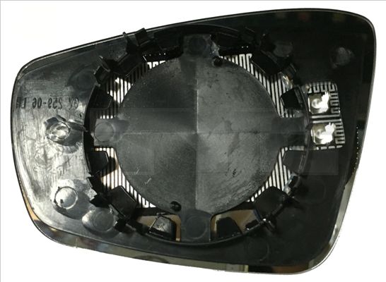 TYC 337-0184-1 Mirror Glass, exterior mirror
