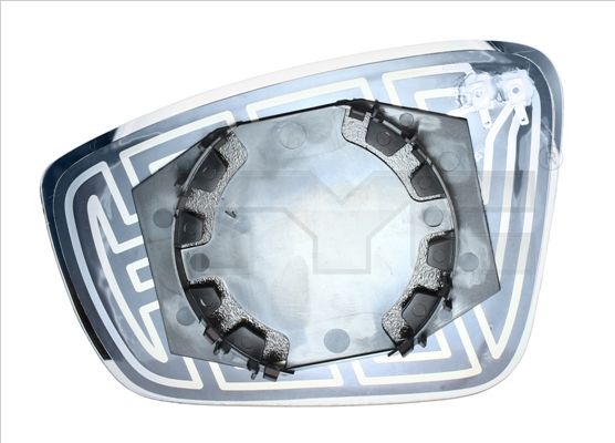 TYC 337-0225-1 Mirror Glass, exterior mirror