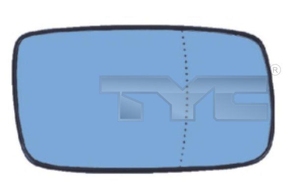 TYC 338-0009-1 Mirror Glass, exterior mirror
