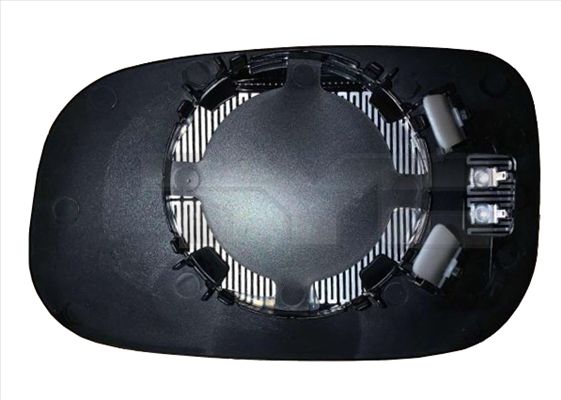 TYC 338-0042-1 Mirror Glass, exterior mirror