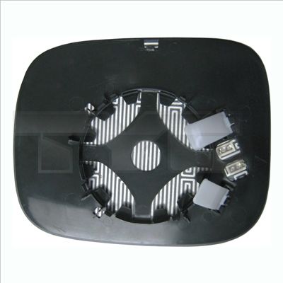 Mirror Glass, exterior mirror TYC 338-0044-1