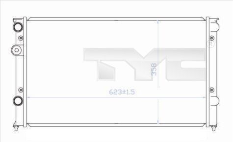 TYC 737-0030 Radiator, engine cooling