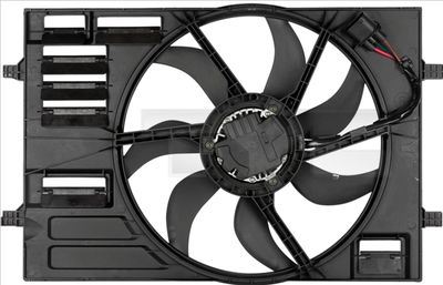 Fan, engine cooling TYC 837-0055