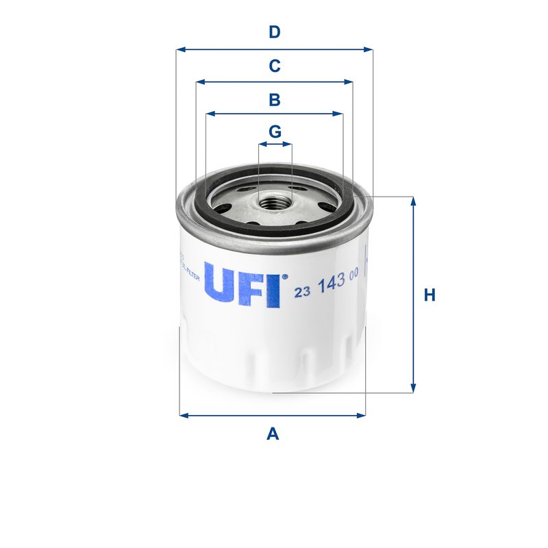 UFI 23.143.00 Oil Filter