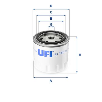 Oil Filter UFI 23.143.00