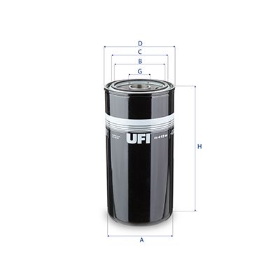 UFI 23.412.00 Hydraulic Filter, automatic transmission