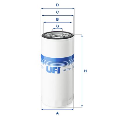 Oil Filter UFI 23.572.00