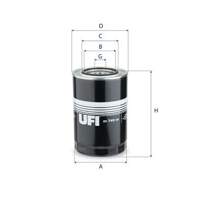 Oil Filter UFI 23.745.00