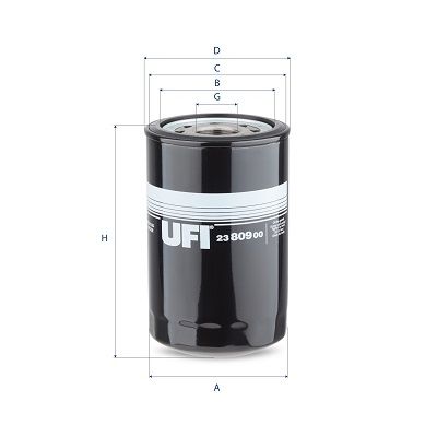 Oil Filter UFI 23.809.00