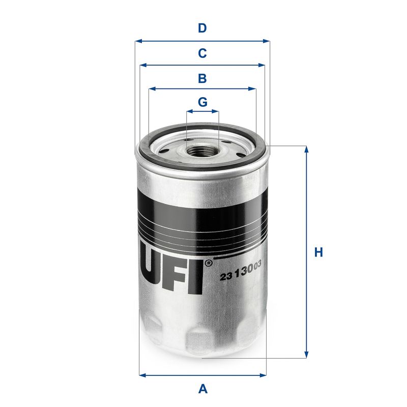 UFI 23.130.03 Oil Filter