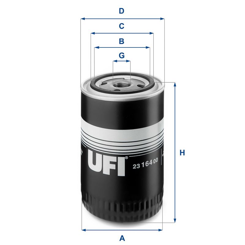 UFI 23.164.00 Oil Filter