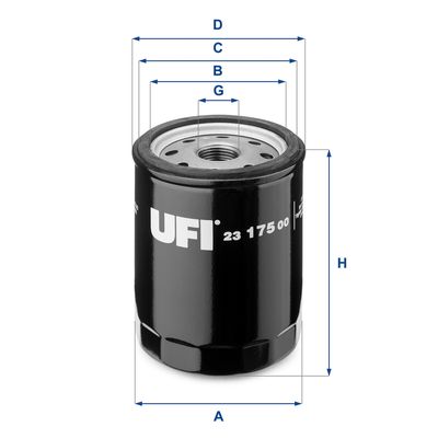 Oil Filter UFI 23.175.00