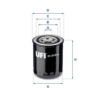 Oil Filter UFI 23.210.00
