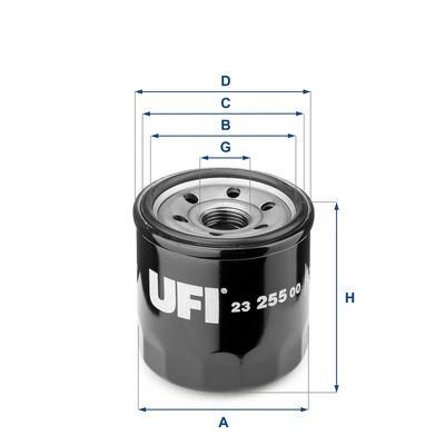 Oil Filter UFI 23.255.00