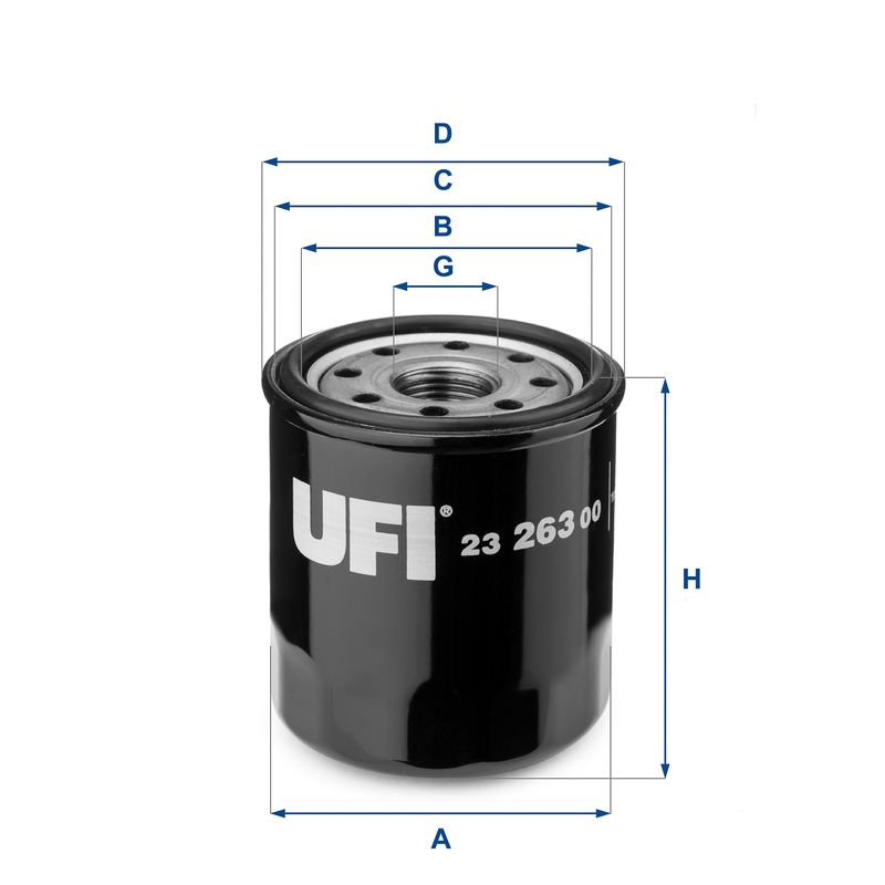 UFI 23.263.00 Oil Filter