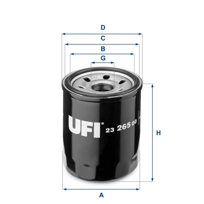 UFI 23.265.00 Oil Filter