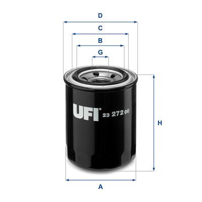 Oil Filter UFI 23.272.00