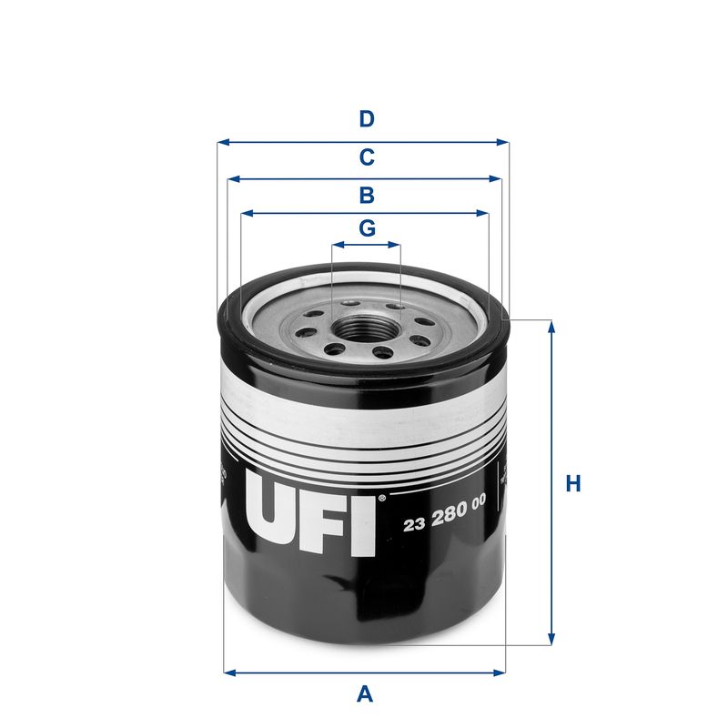 UFI 23.280.00 Oil Filter