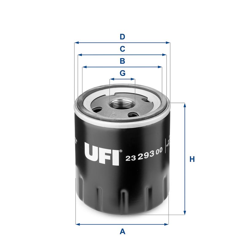 UFI 23.293.00 Oil Filter