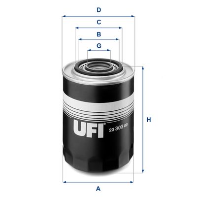 Oil Filter UFI 23.303.00