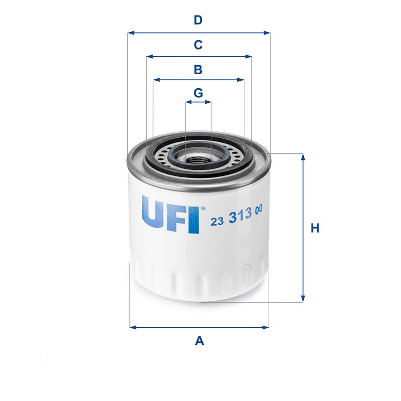UFI 23.313.00 Oil Filter