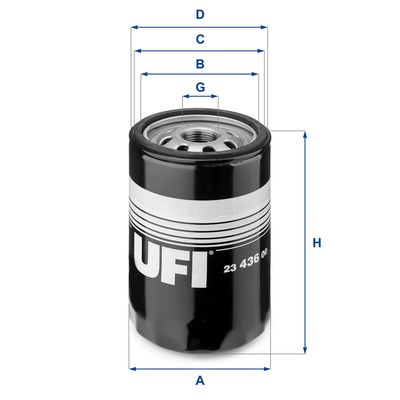 Oil Filter UFI 23.436.00