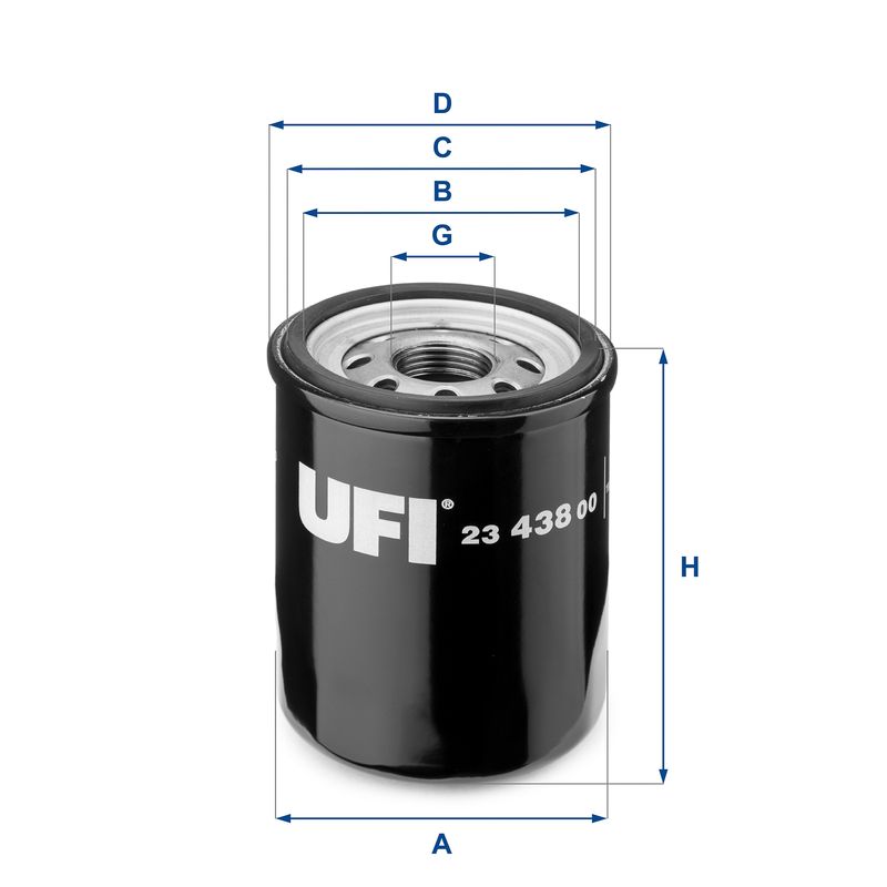 UFI 23.438.00 Oil Filter