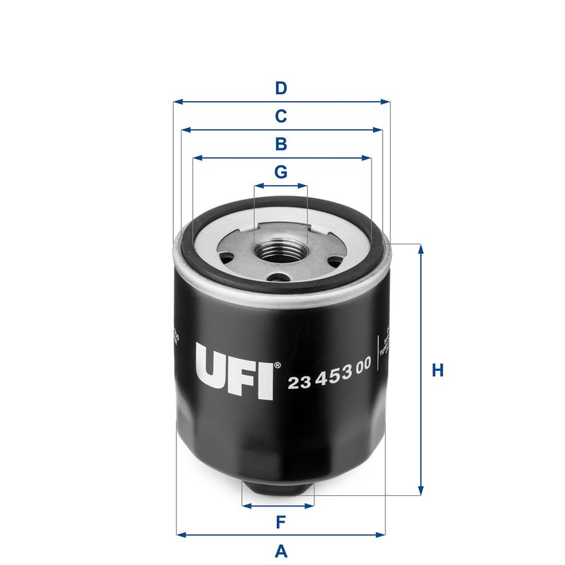 UFI 23.453.00 Oil Filter