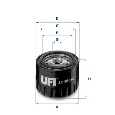 Oil Filter UFI 23.460.00
