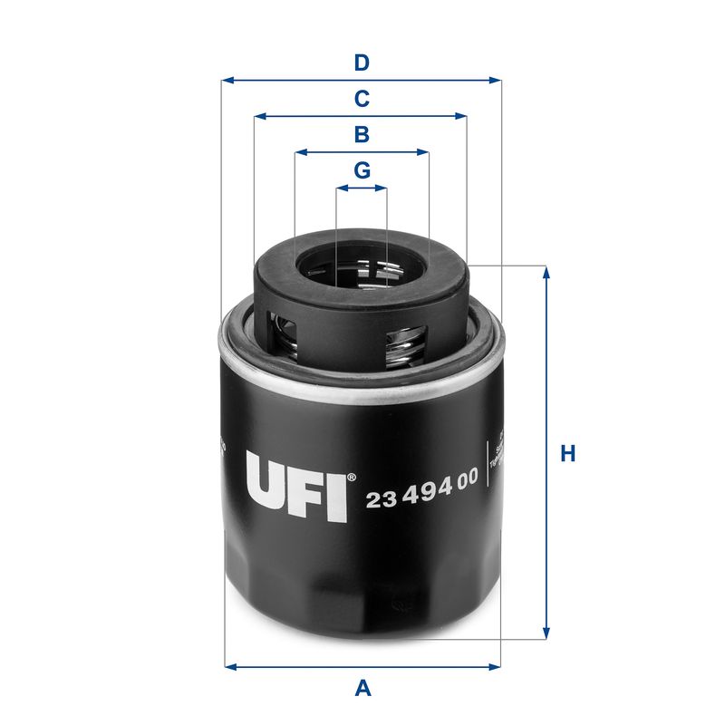UFI 23.494.00 Oil Filter