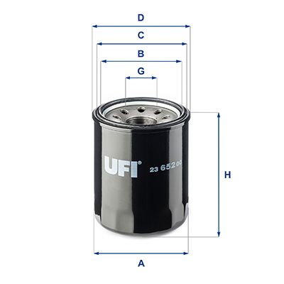 UFI 23.652.00 Oil Filter
