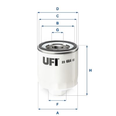 Oil Filter UFI 23.664.00