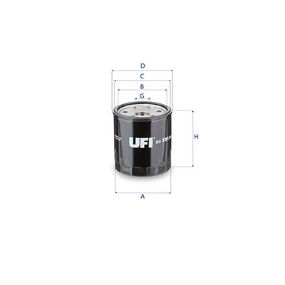 UFI 23.721.00 Oil Filter