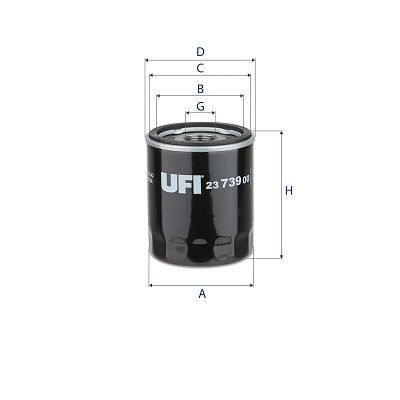 Oil Filter UFI 23.739.00
