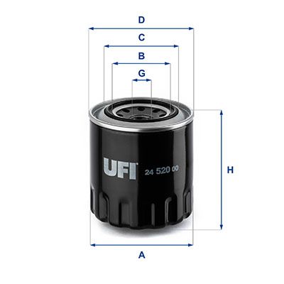 Fuel Filter UFI 24.520.00