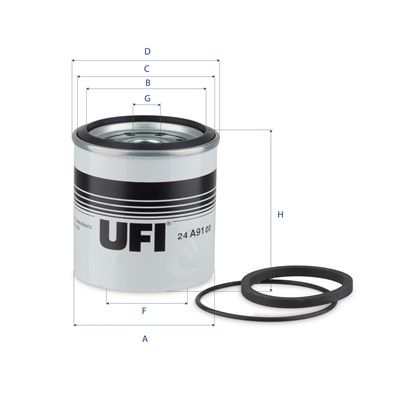 Fuel Filter UFI 24.A91.00