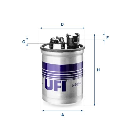 Fuel Filter UFI 24.003.00