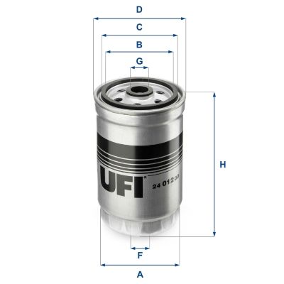 Fuel Filter UFI 24.012.00