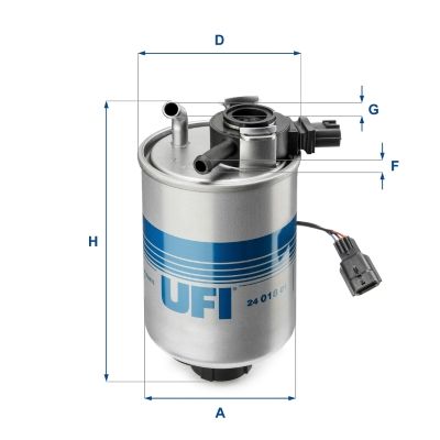 Fuel Filter UFI 24.018.01