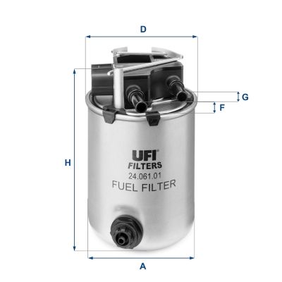 Fuel Filter UFI 24.061.01