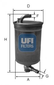 Fuel Filter UFI 24.072.00