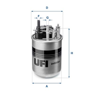 Fuel Filter UFI 24.080.01