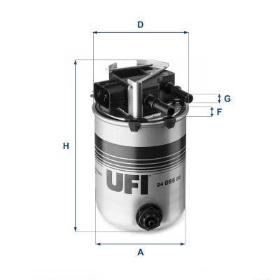 UFI 24.095.00 Fuel Filter
