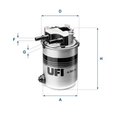 Fuel Filter UFI 24.095.04