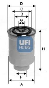 Fuel Filter UFI 24.119.00