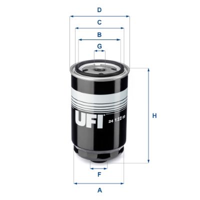 Fuel Filter UFI 24.122.00