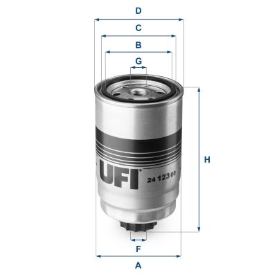 Fuel Filter UFI 24.123.00