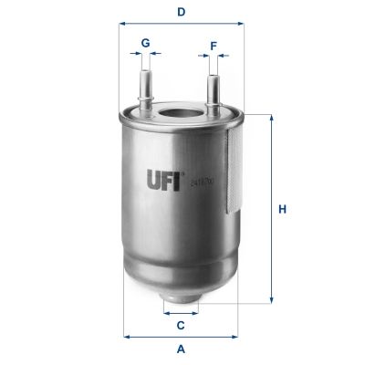 Fuel Filter UFI 24.187.00